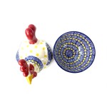  D61 Bunzlau Haantje bewaarschaaltje 245X  Overig